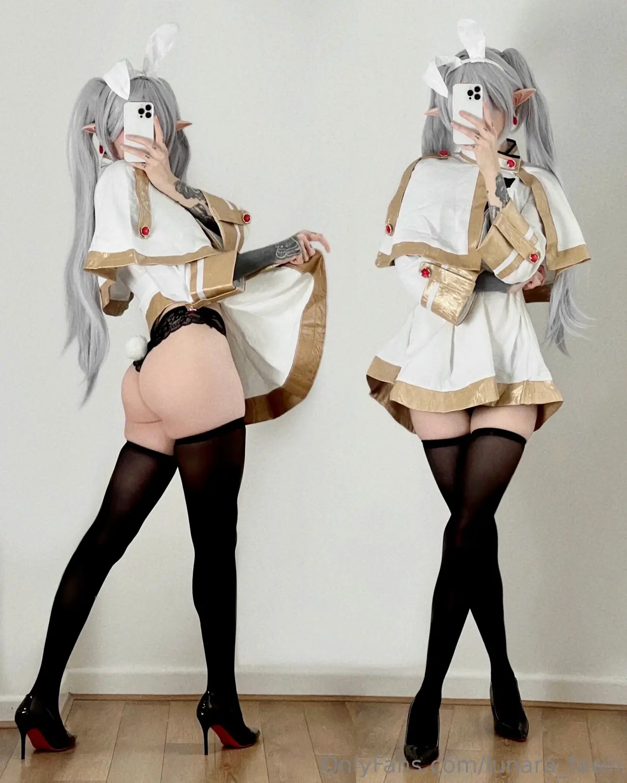 Lunara_fawn Luna Elf Cosplay Booty Tease