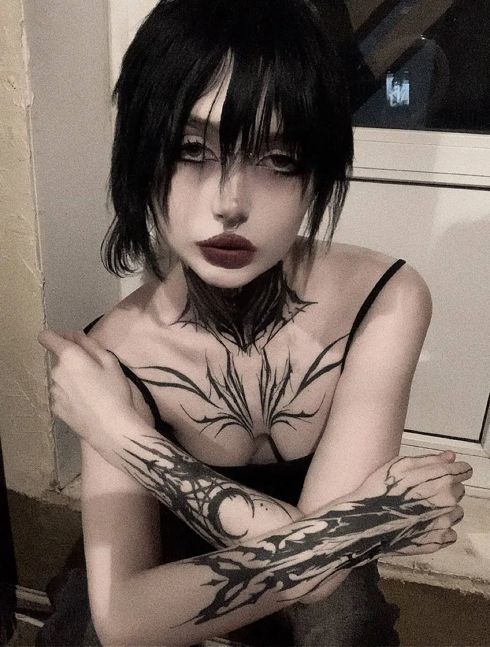 Psuxos Dark Tattooed Goth Tease Gallery — 7