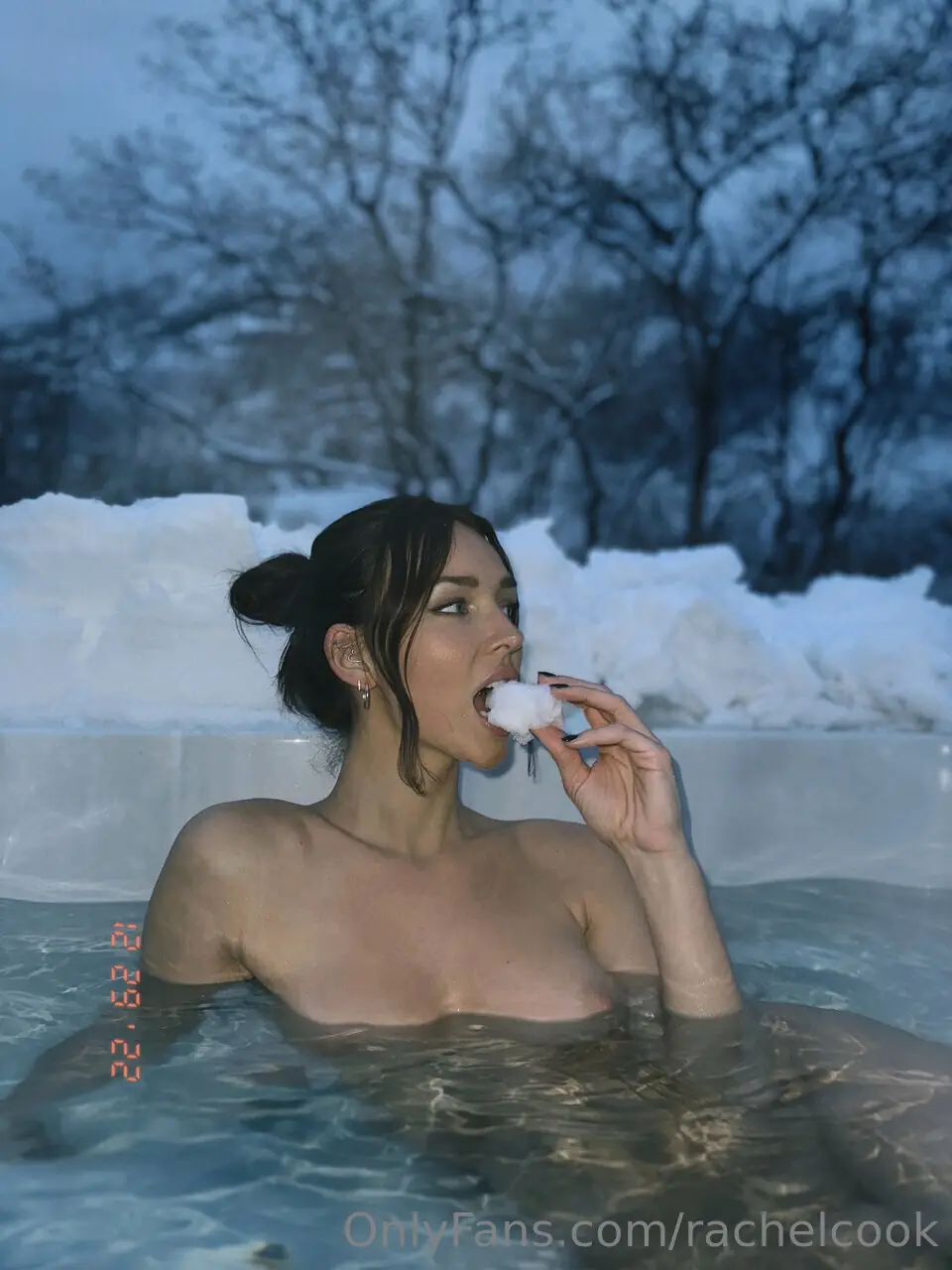 Rachel Cook Hot Tub Nudes & Lingerie Tease — 2
