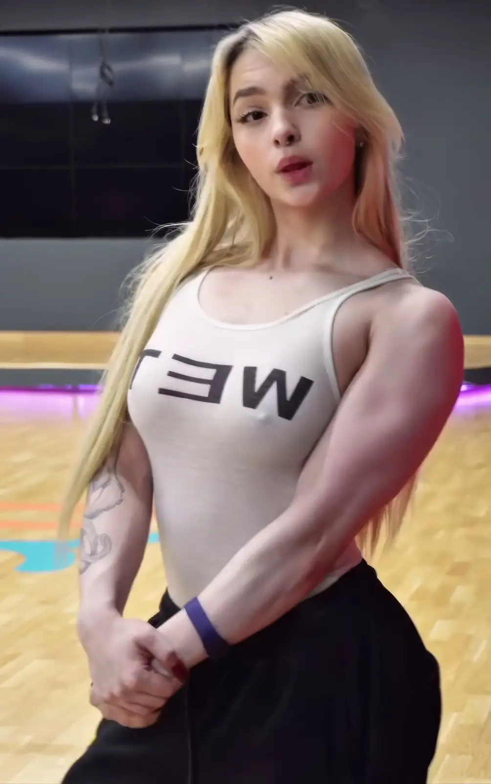 Musclekitty Naughty Kitten Teases in Tight Outfits — 9