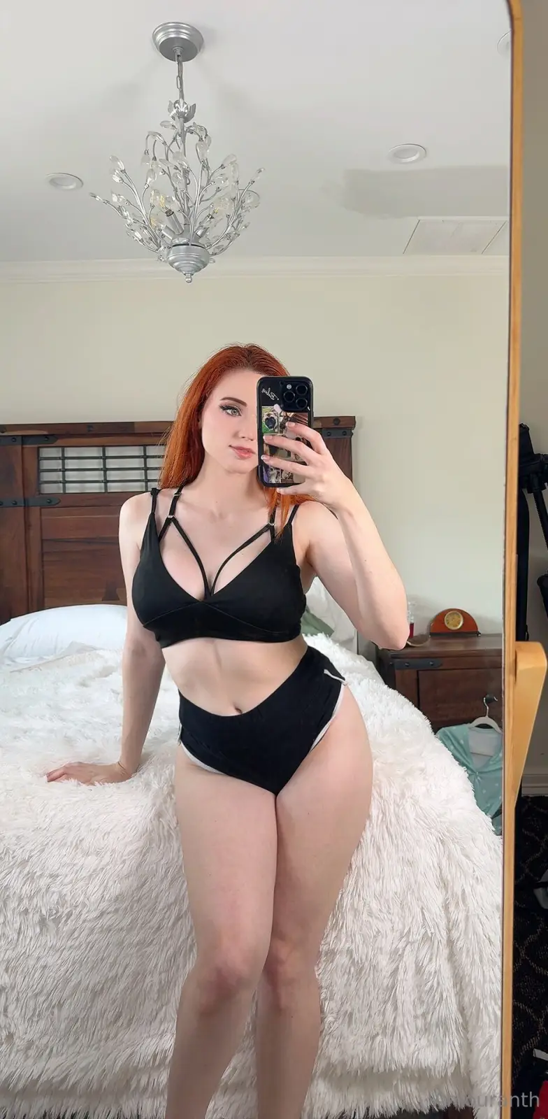 Amouranth Nude Redhead Gallery: Curves & Cosplay — 5