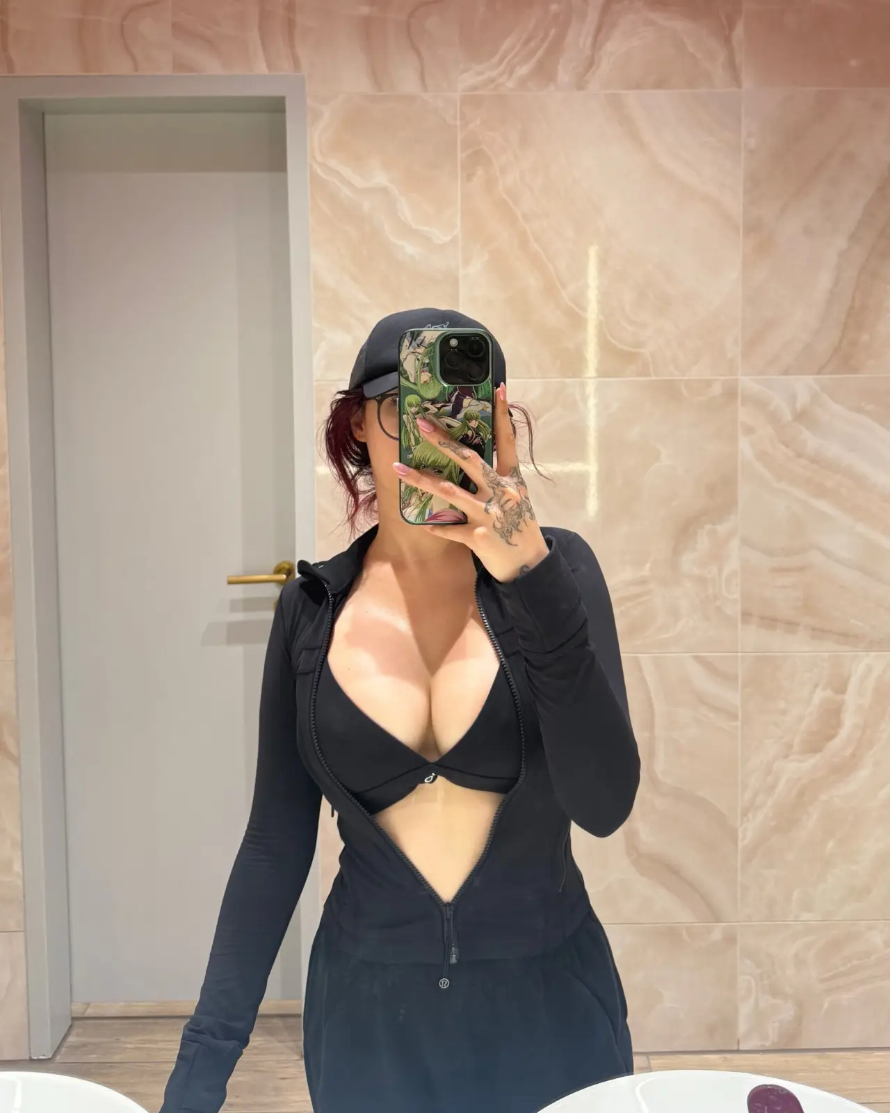 JadeyAnh Aka Vylerria Redhead Tattoo Tease — 9