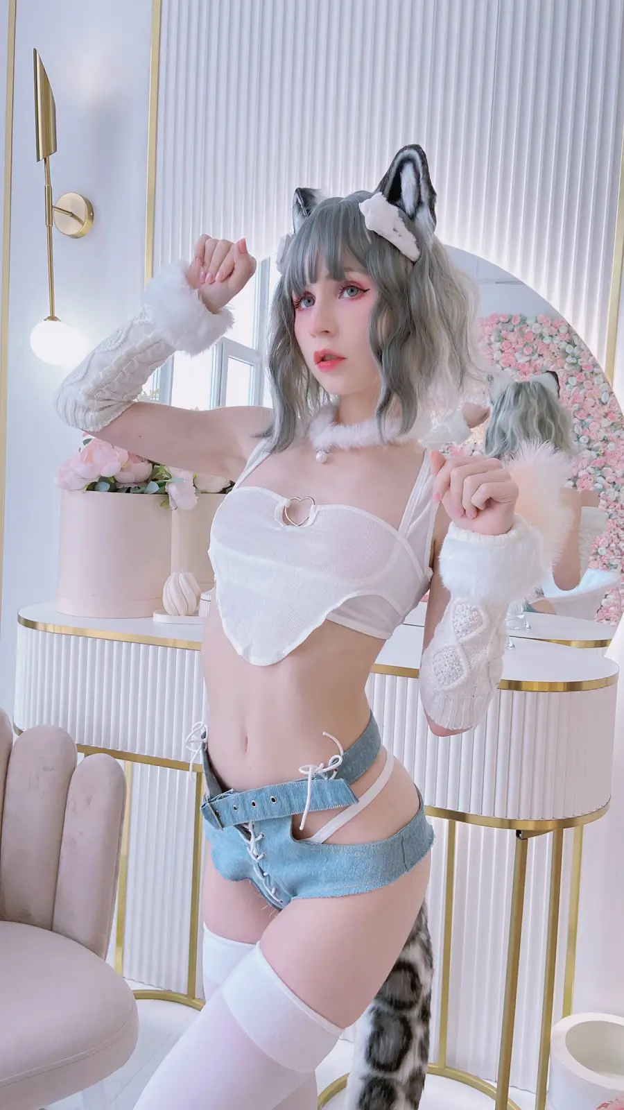Hackee_chan Sexy Cosplay Lingerie Tease Gallery — 8