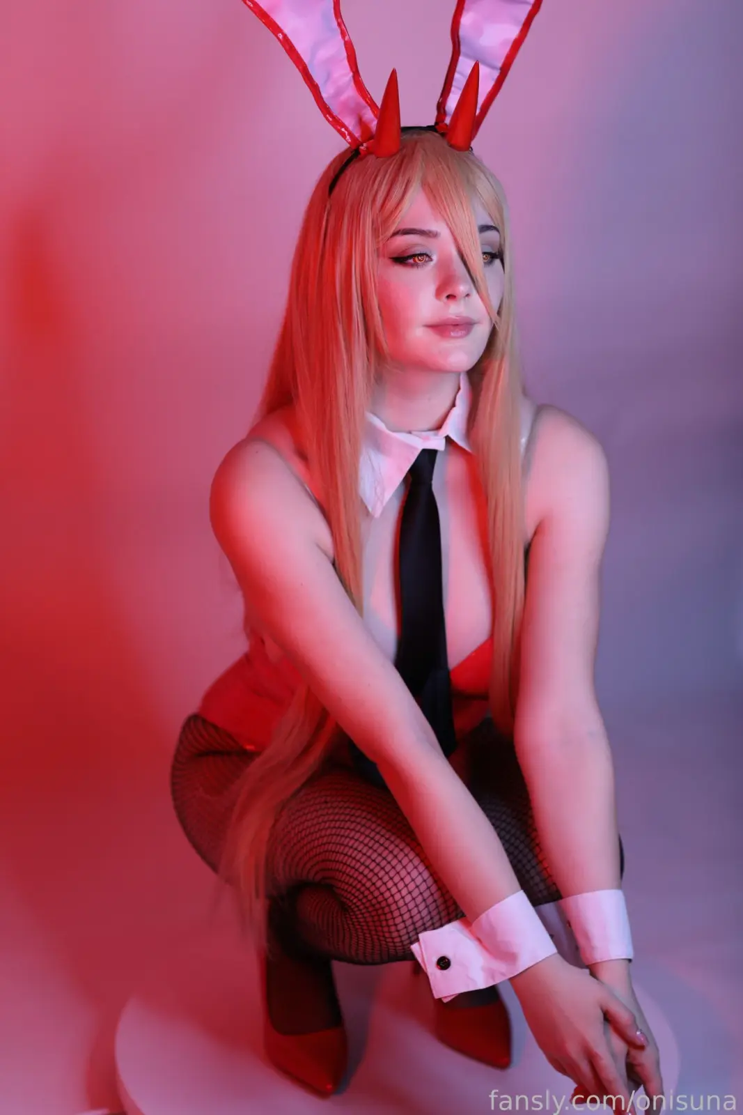 Onisuna Succubus Bunny Cow Cosplay Tease — 3