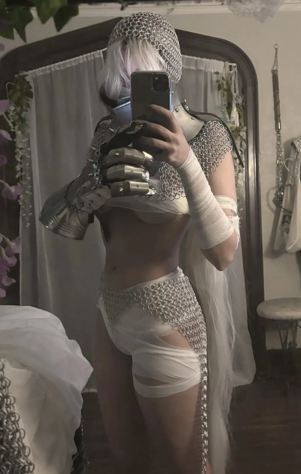 StyrlingElf Elf in Shiny Chainmail & Corset — 4