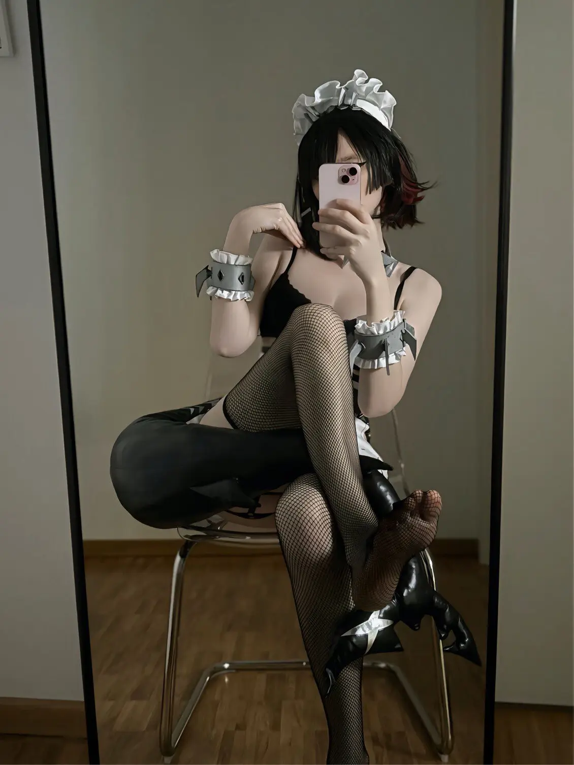 Foggycat Maid Cosplay & Bondage Tease — 2