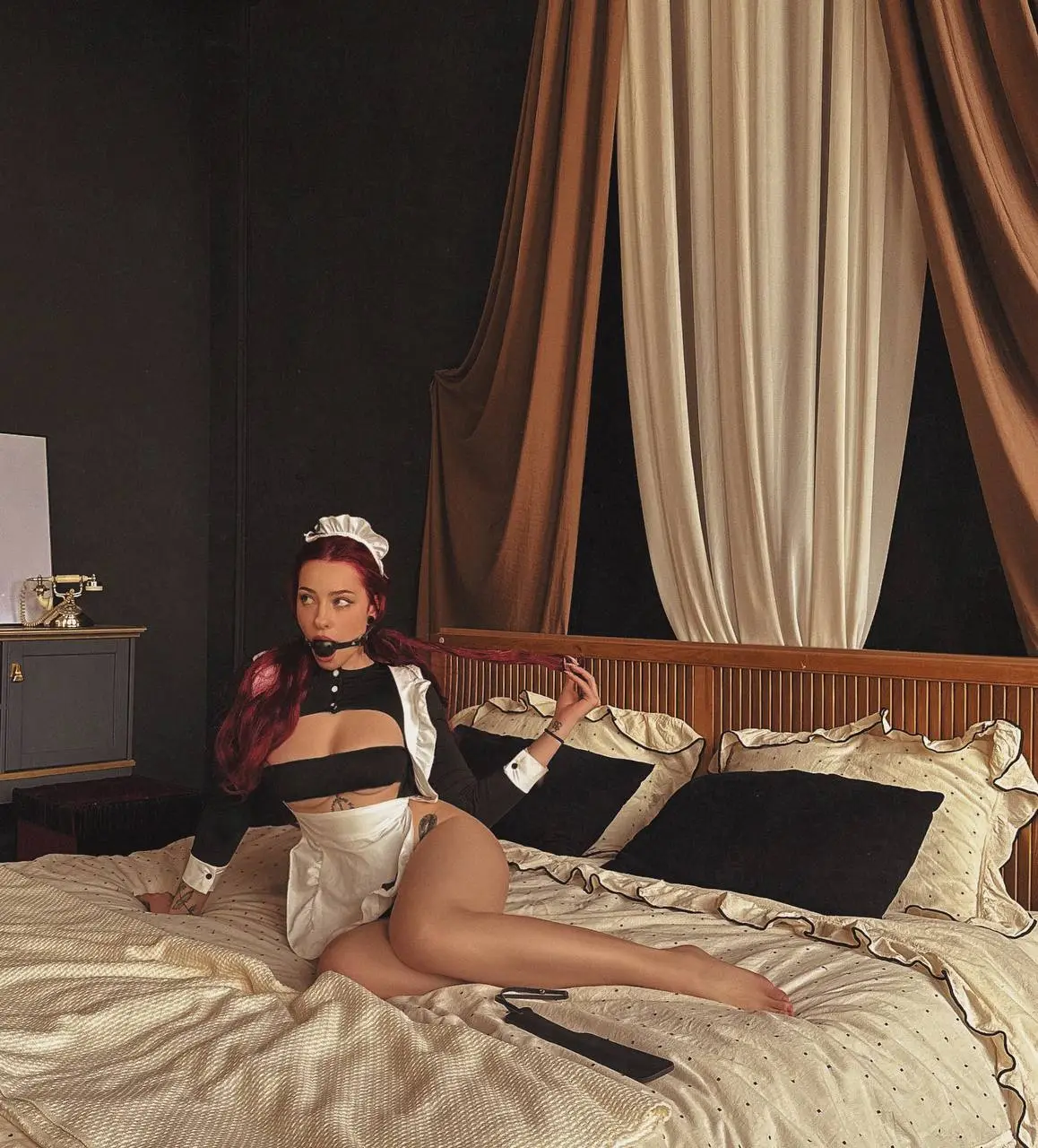Kit Lilith Maid Fetish Nudes & Bath Tease