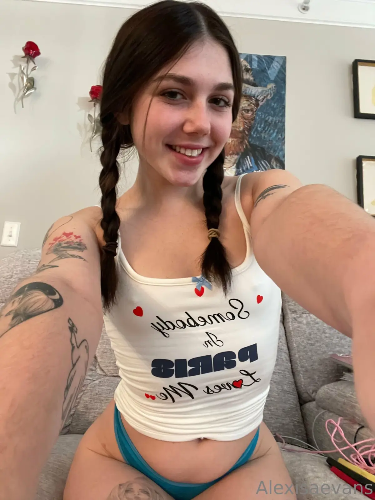 Alexis Evans Tattooed Curves & Playful Nudes