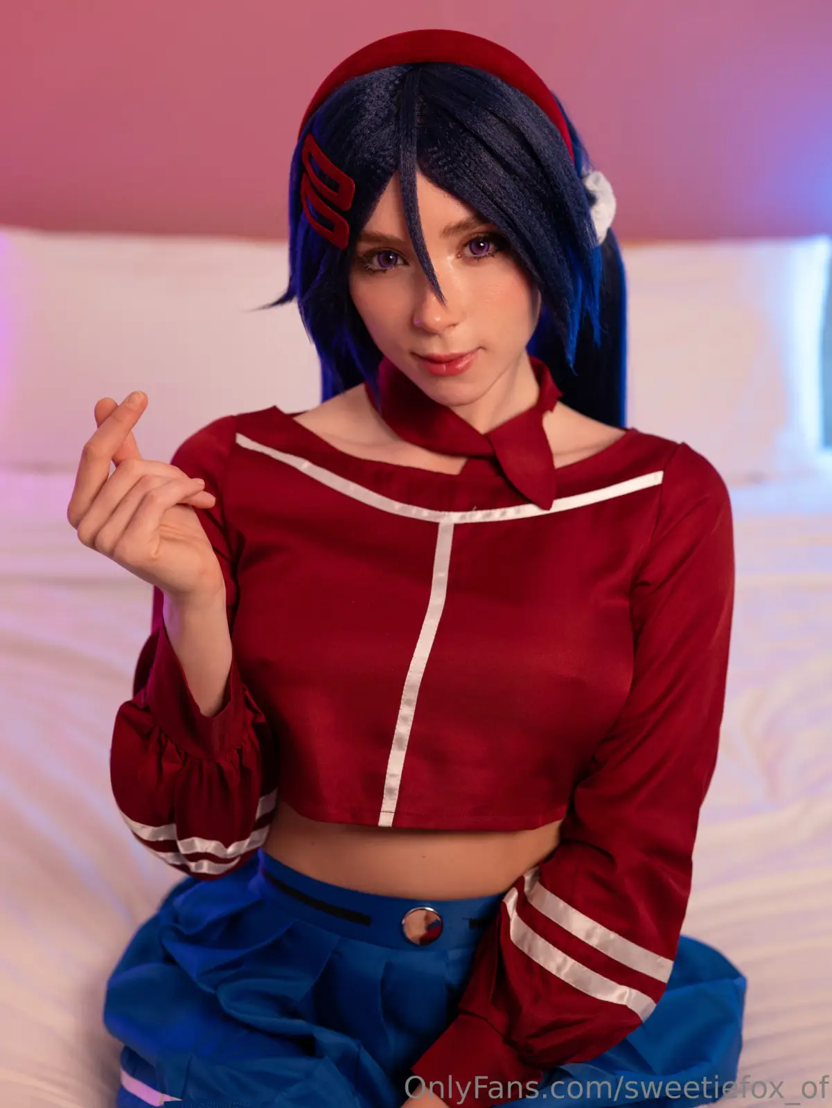 Sweetie Fox Cosplay Tease: Blue Hair, Blonde & Redhead — 2