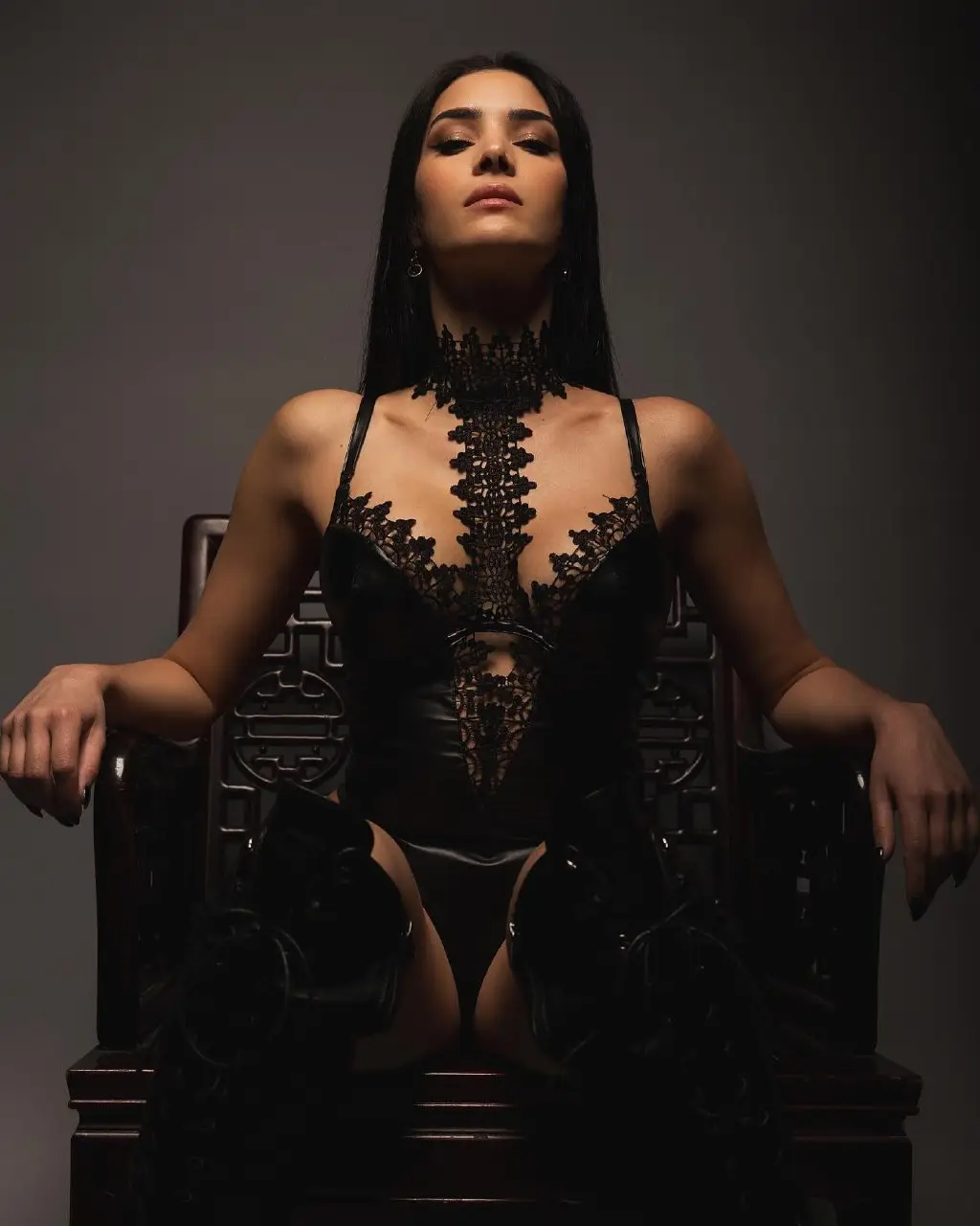 Cincinbear Busty Tease in Sheer Lingerie — 9