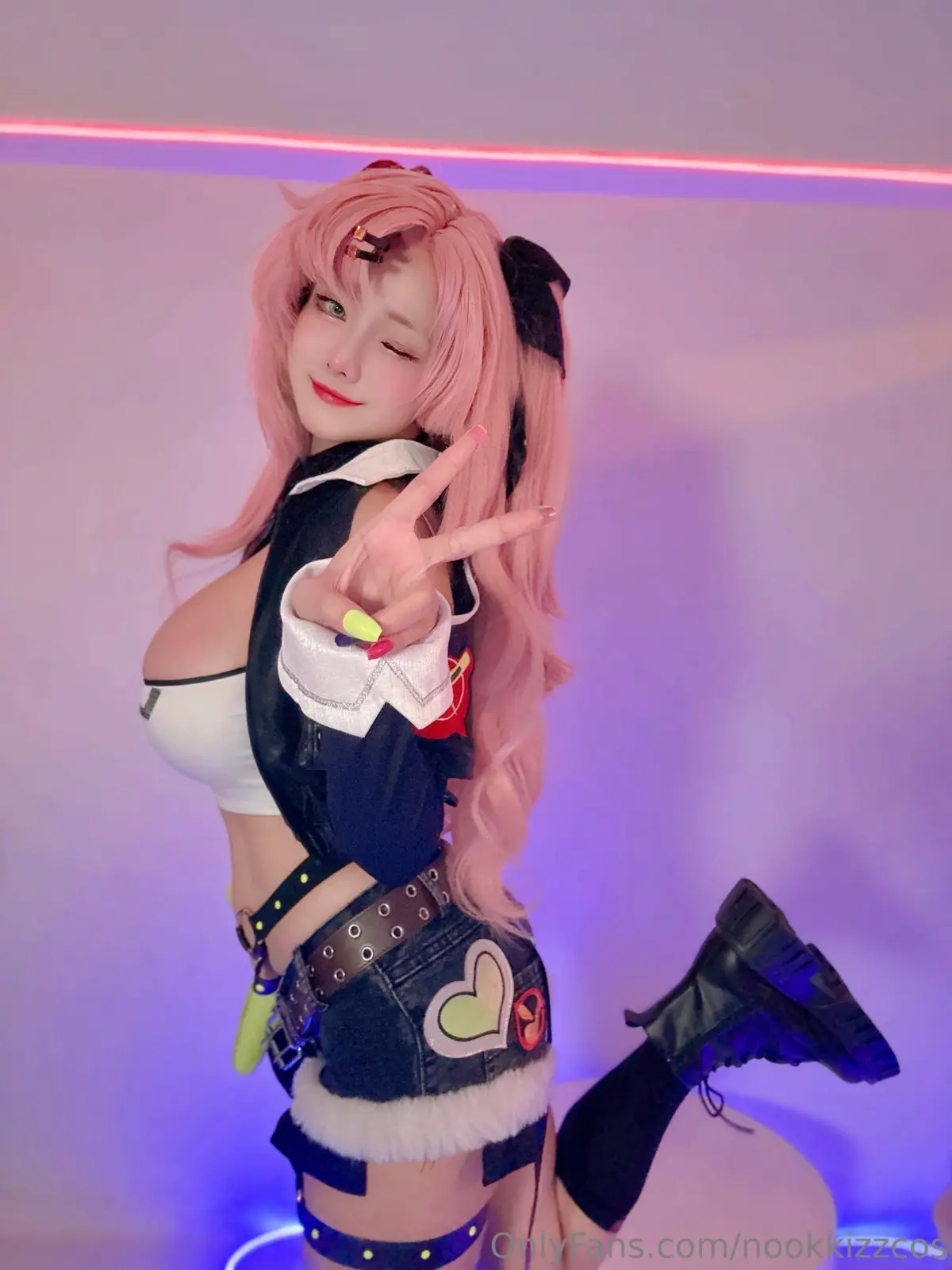 Nookkiizz Busty Cosplay Tease – Huge Tits Out — 2
