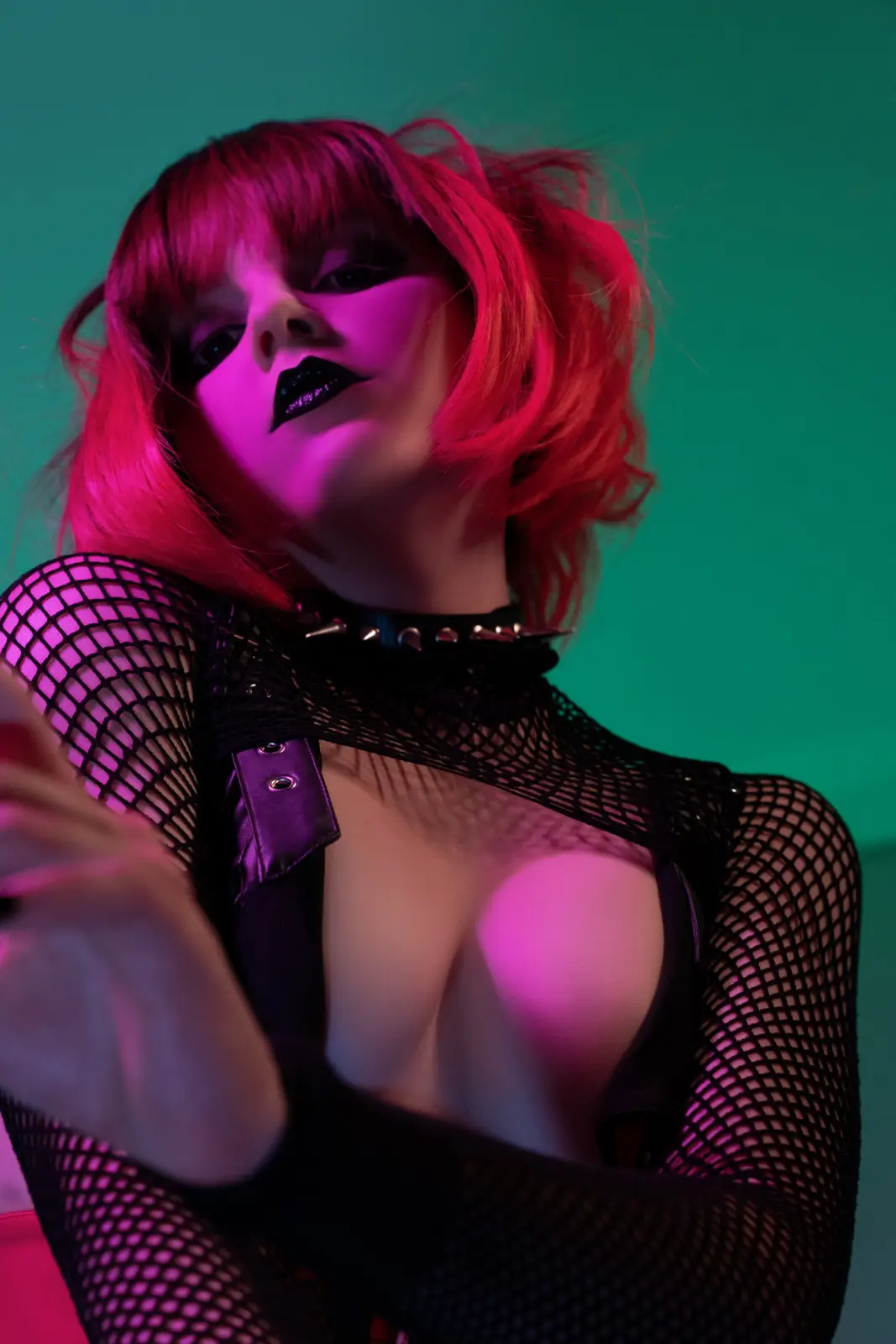 Olyashaa Red Christmas Lingerie Tease — 8