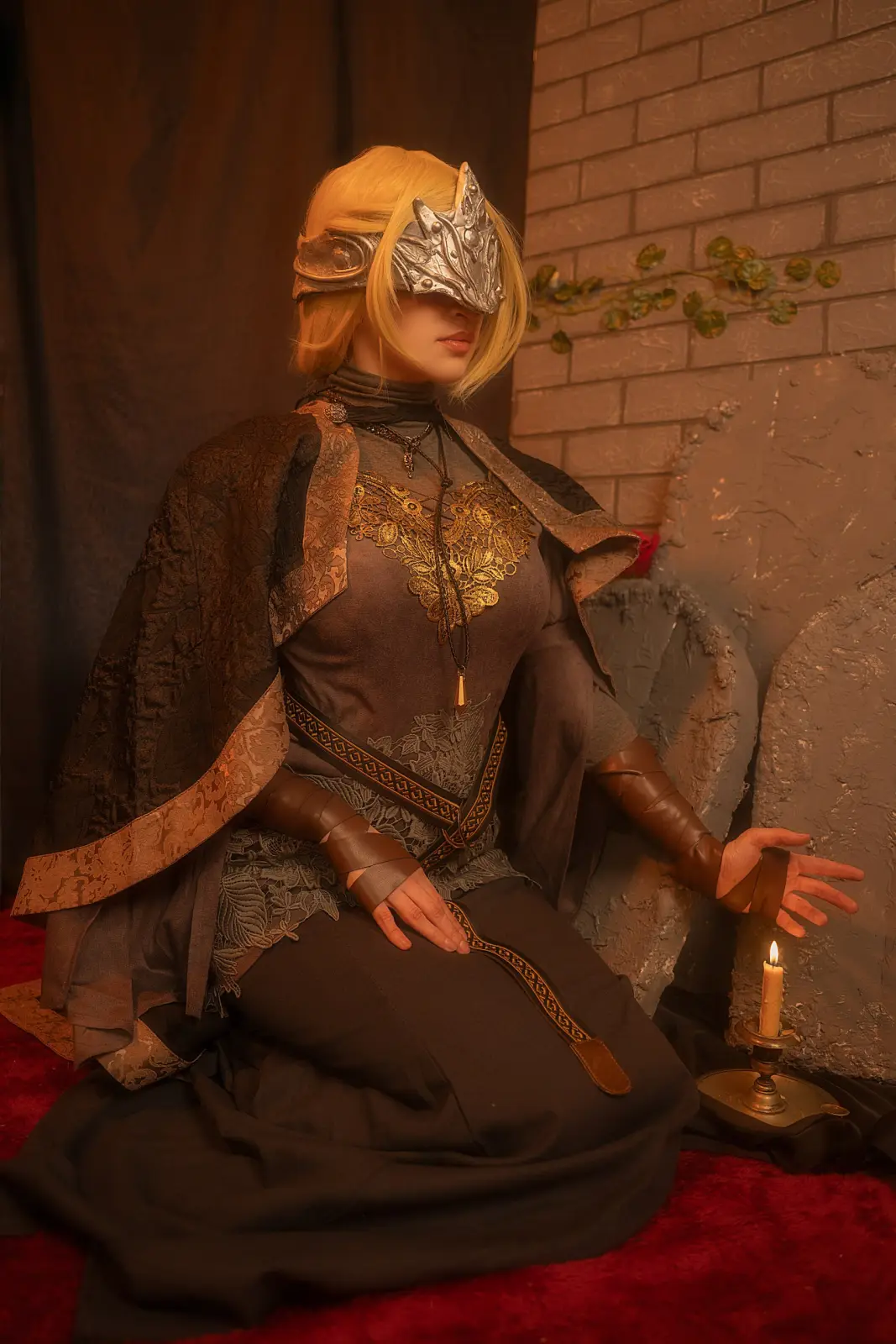 Agos Ashford Masked Cosplay Curves Tease