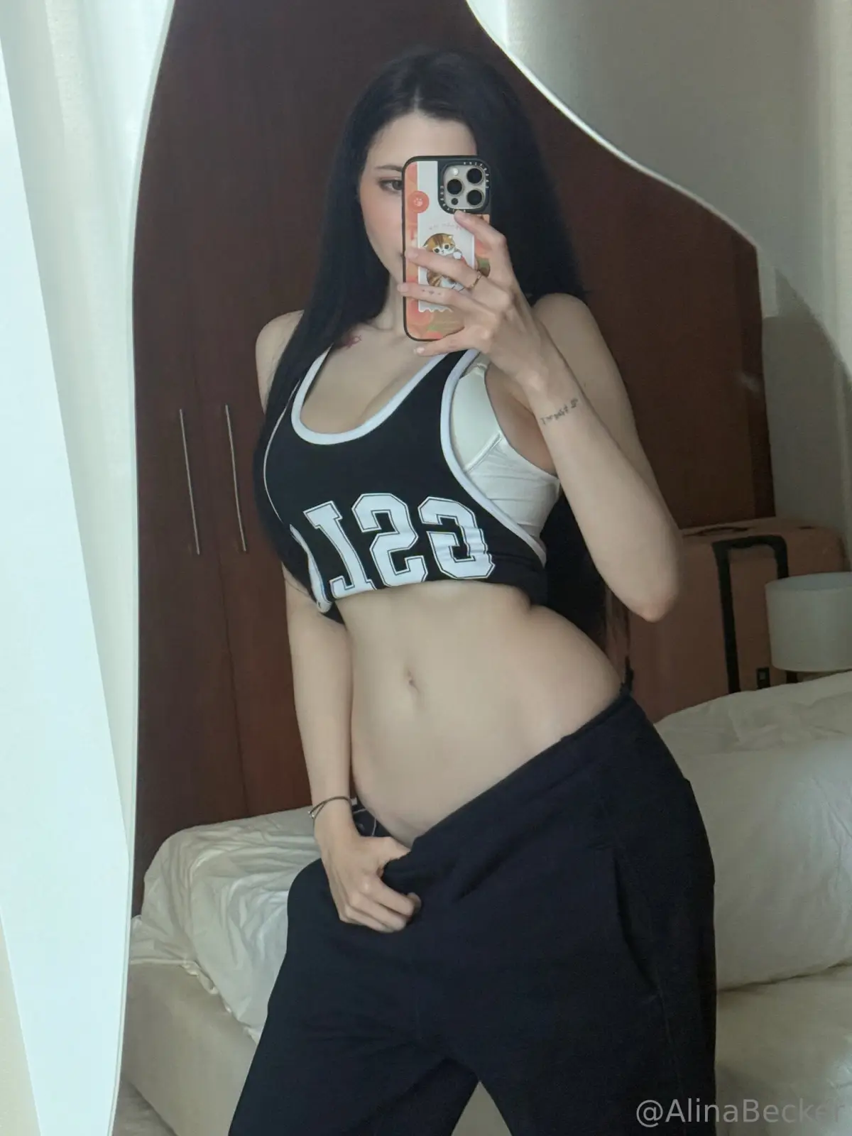 Alina Becker Busty Uniform Tease Gallery — 5