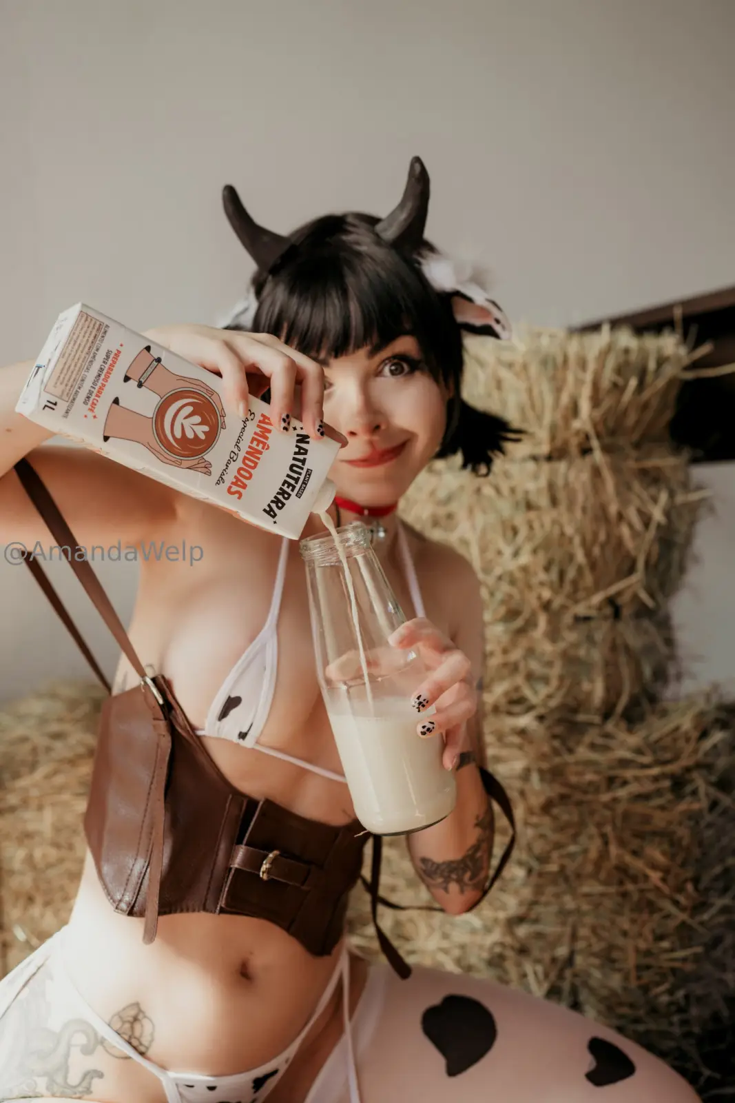Amanda Welp Nude Cosplay: Pink Hair, Gamer & Succubus — 7