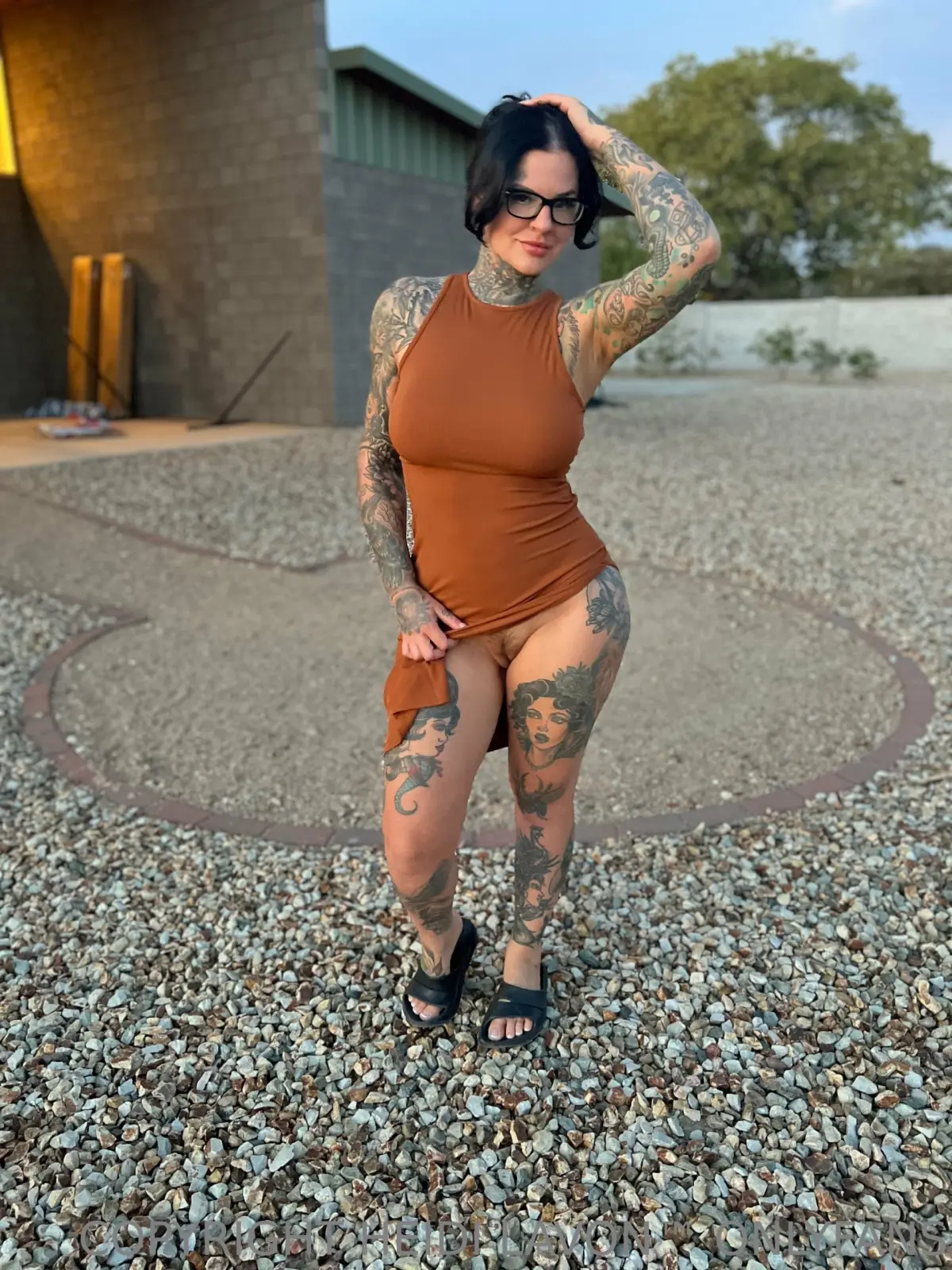 Heidi Lavon Nude Inked Body Gallery — 4