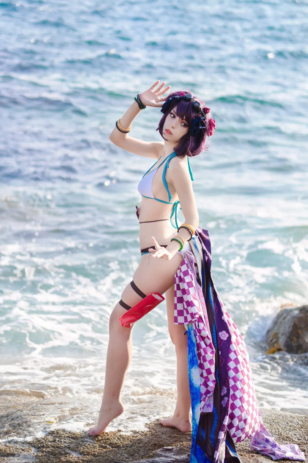 Himee.lily Himeecosplay Beach Cosplay Tease — 9