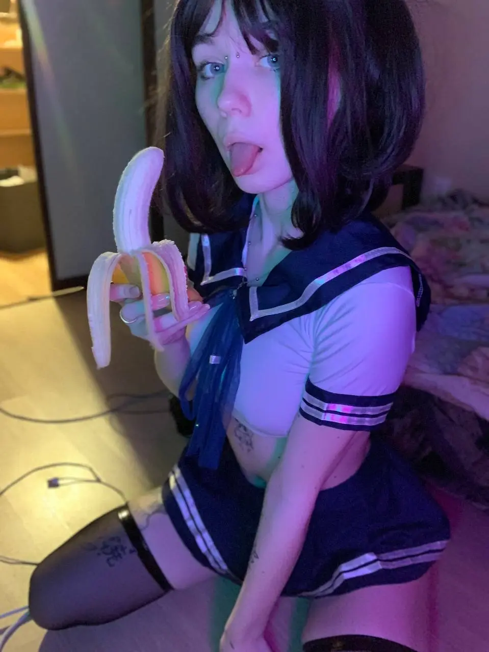 Kiki Lastya Sailor Pigtails and Red Bunny Toy Ride — 10