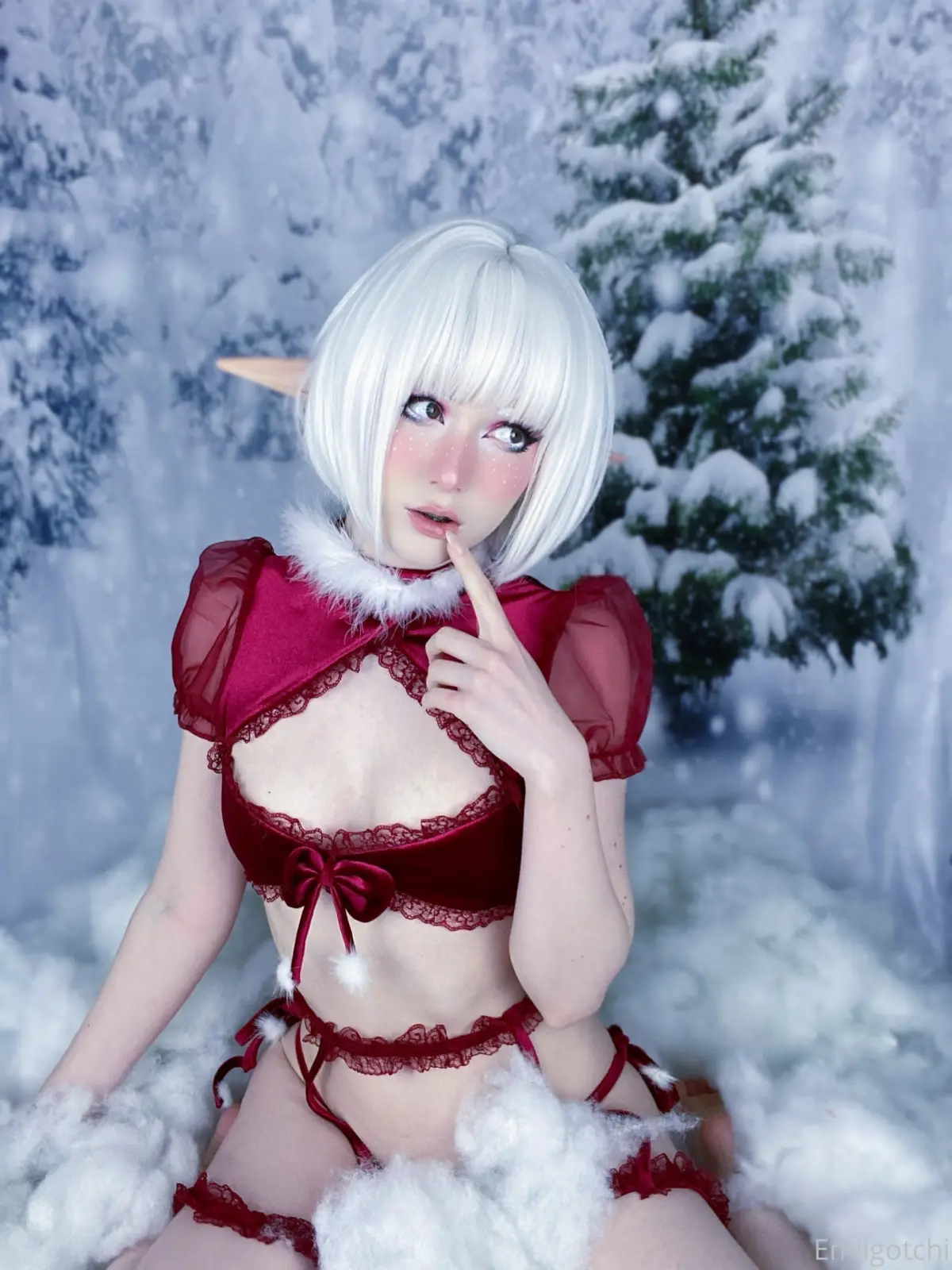 Emiigotchi Busty Elf Cosplay & Nudes — 2
