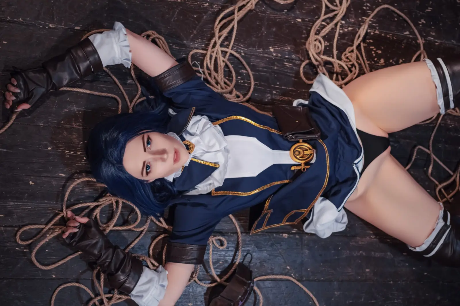 Miakanayuri Purple Hair Cosplay Ass Tease — 5
