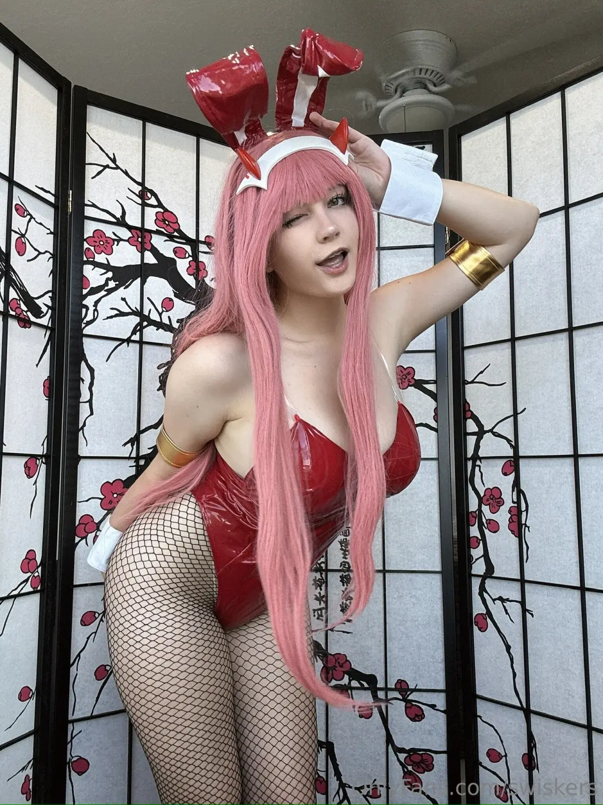 Swiskerss Busty Tease in Cosplay & Lingerie — 4