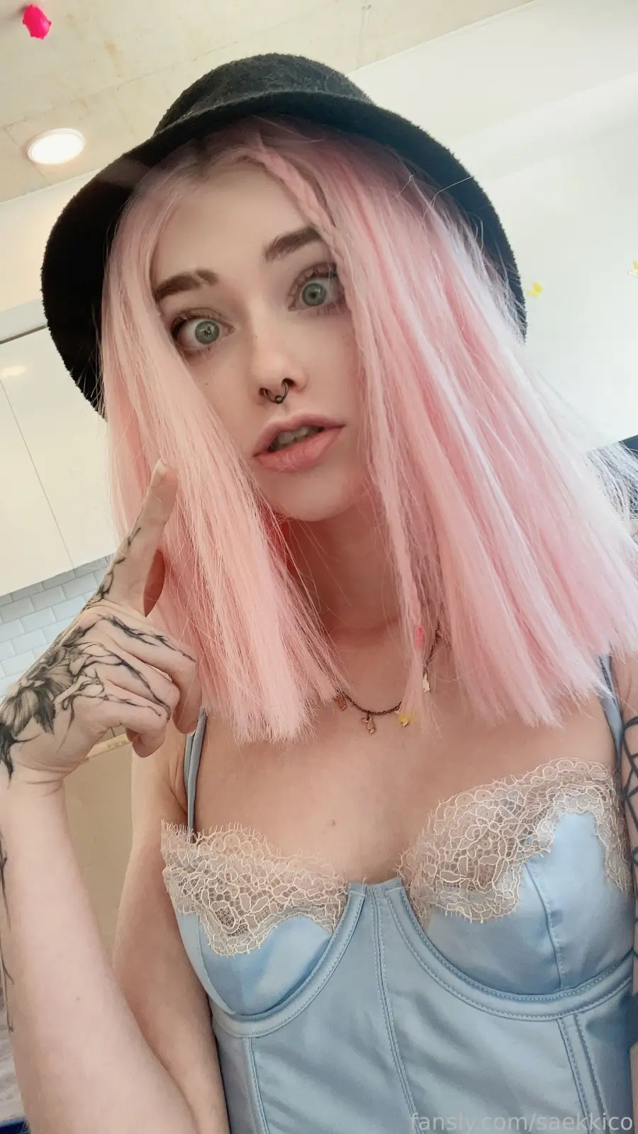 Saekkico's Inked Tease in Sexy Outfits — 7