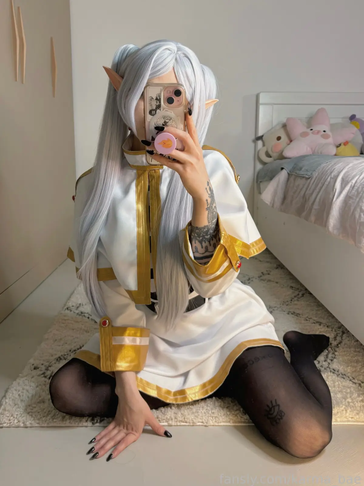 Karma_bae Cosplay Nudes & Tattoo Tease