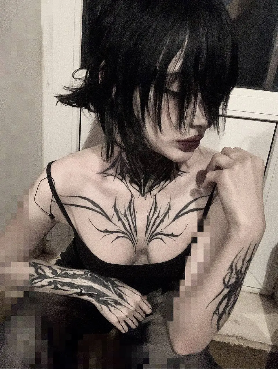 Psuxos Dark Tattooed Goth Tease Gallery — 5