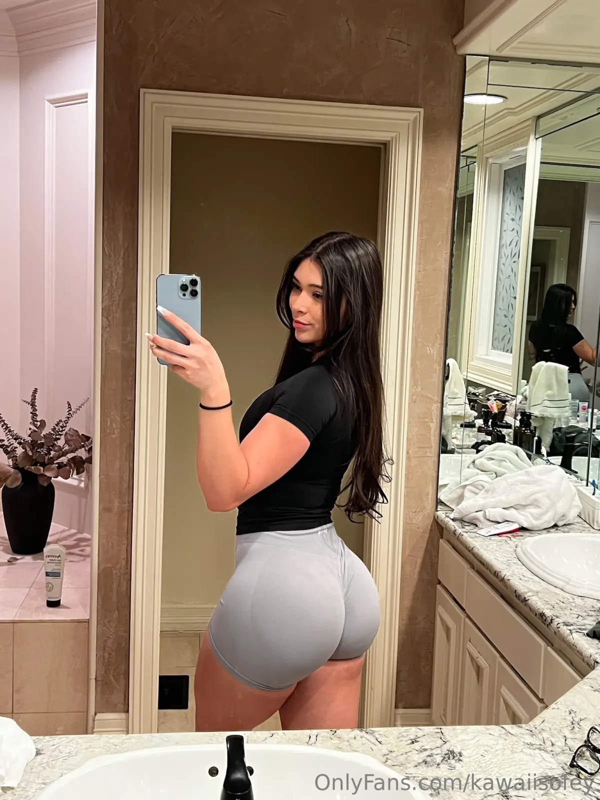 Kawaii Sofey Curves in Tight Shorts & Lingerie — 5